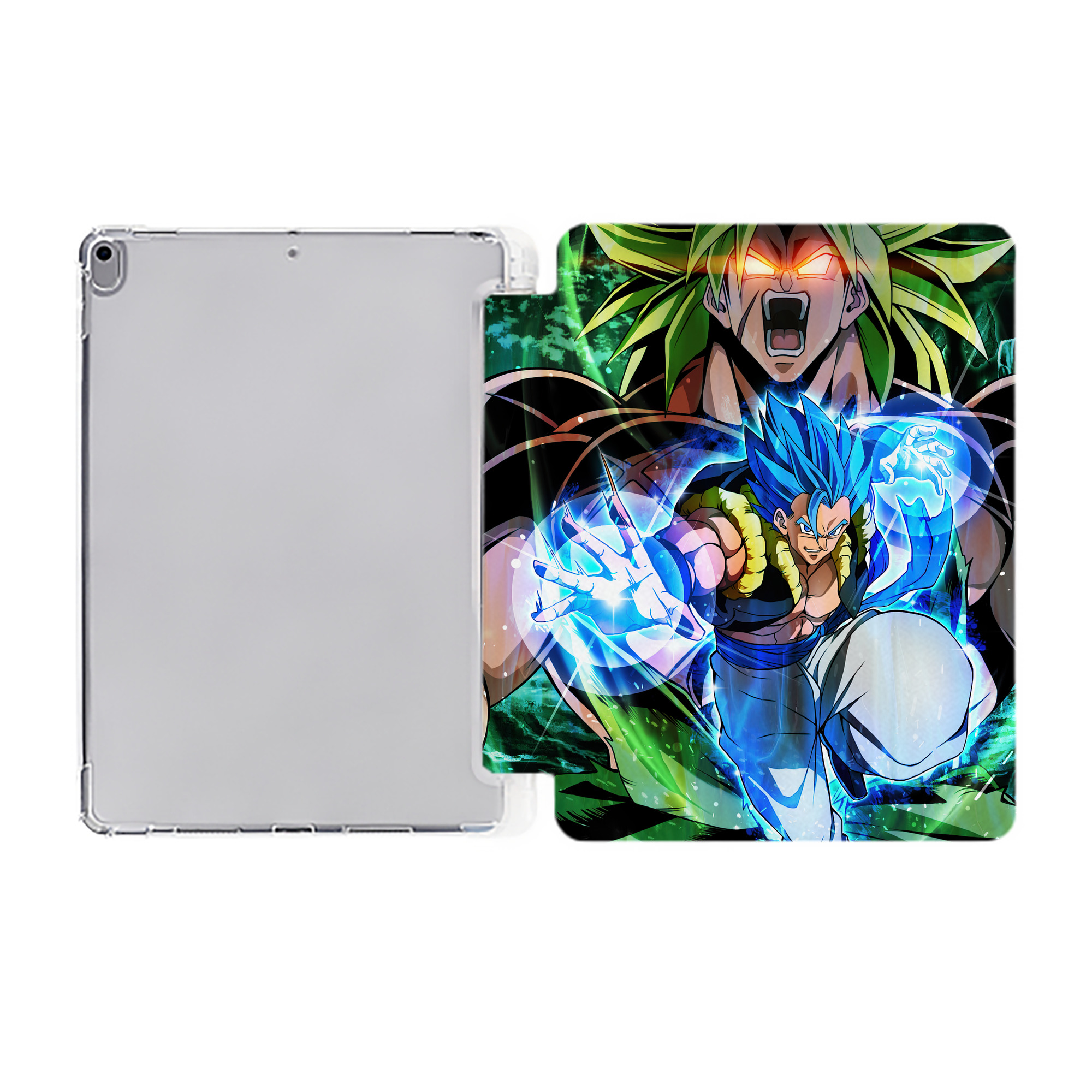 （画像用） ドラゴンボール DRAGON BALL IPad ケース ペン収納付き 三つ折りスタンド PUレザー×シリコン 対応機種9.5/10.5/10.9インチ